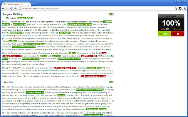 Check My Links - Chrome testing extension