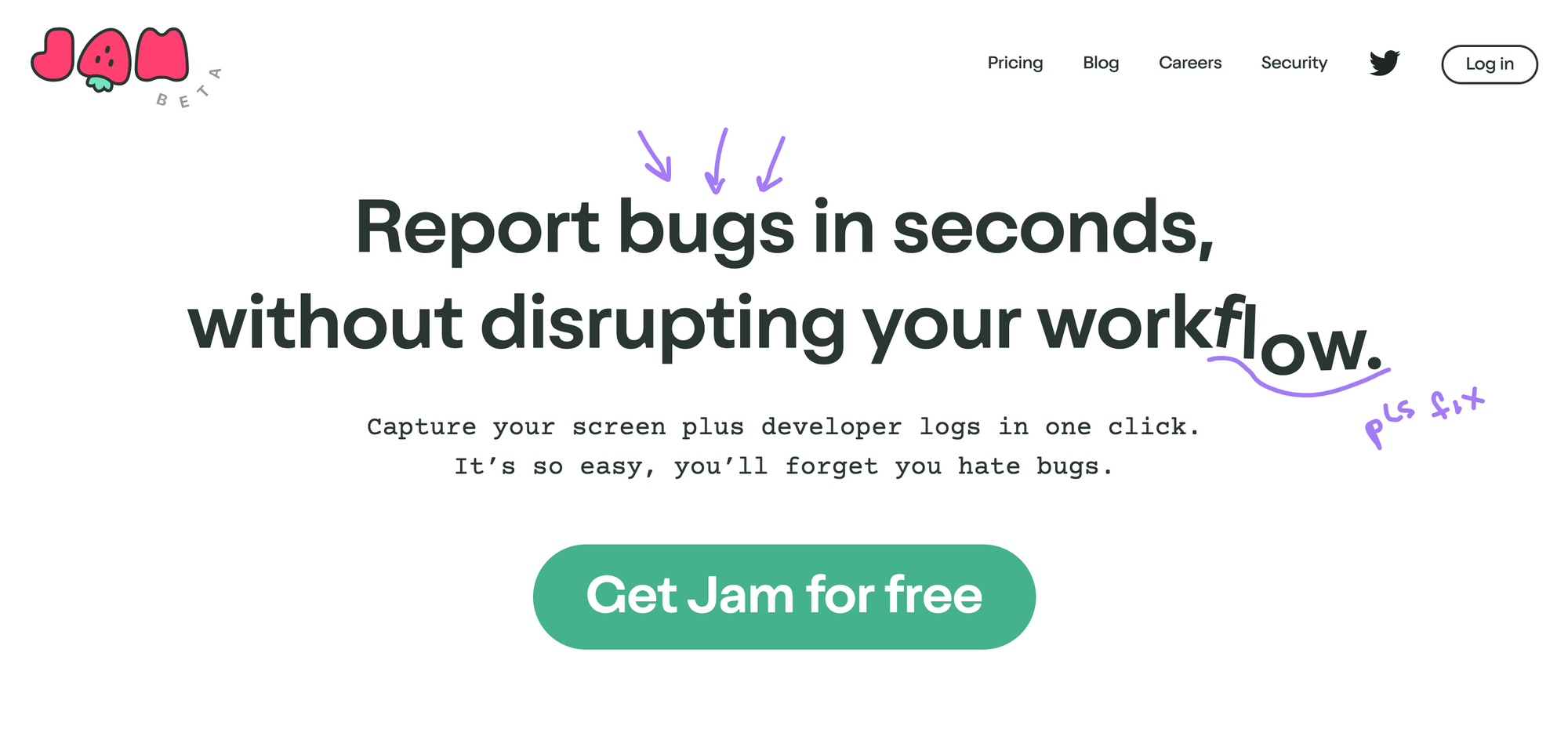 Report bugs in seconds without disrupting your workflow
